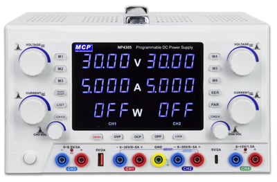 M10-NP4000 SERIES MULTI OUTPUT ADJUSTABLE DC POWER SUPPLY