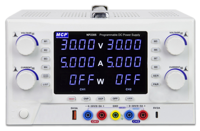 M10-NP2000 SERIES DUAL OUTPUT ADJUSTABLE DC POWER SUPPLY